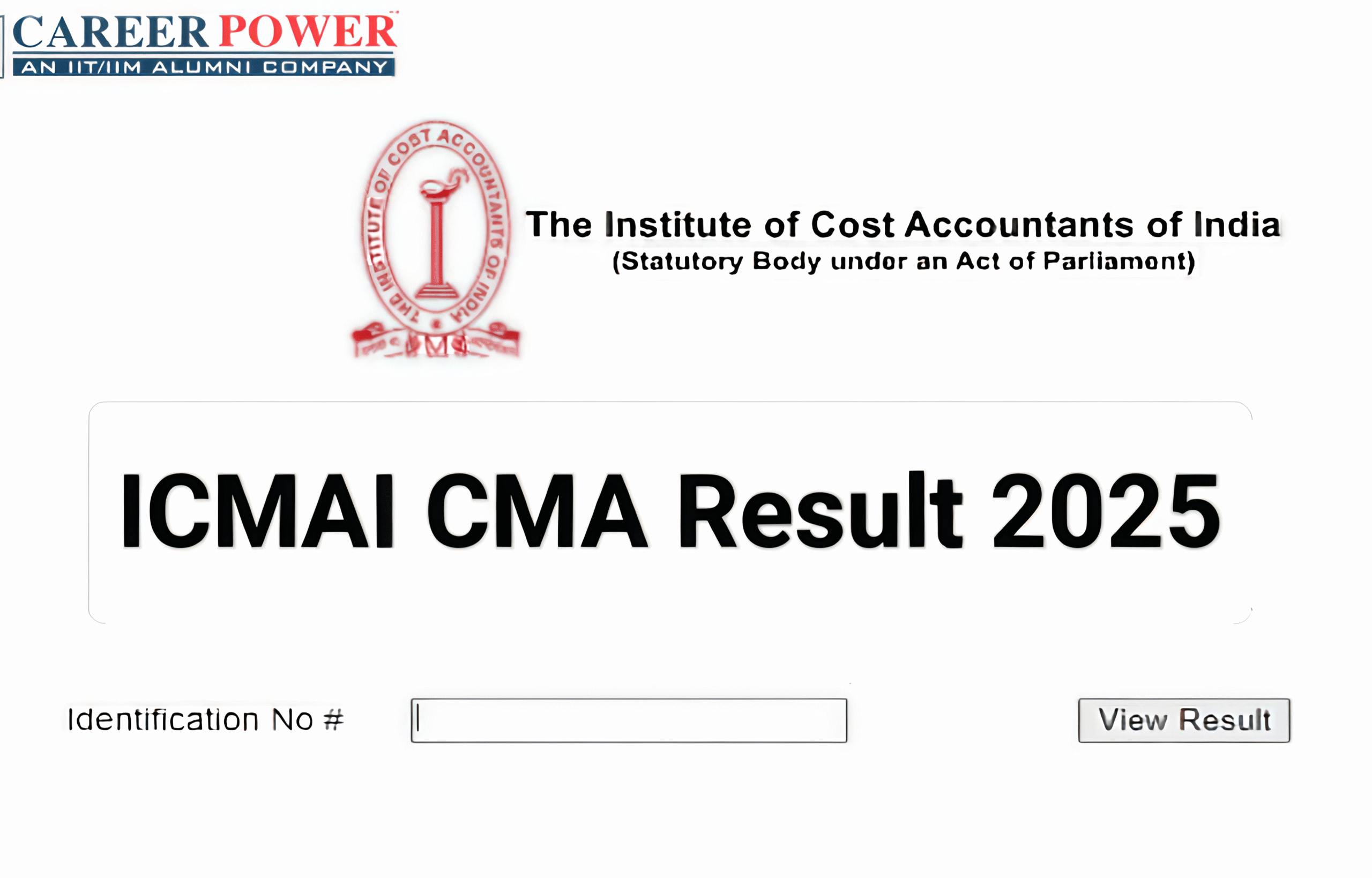 ICMAI CMA Foundation Result Apna Dekhein 2025